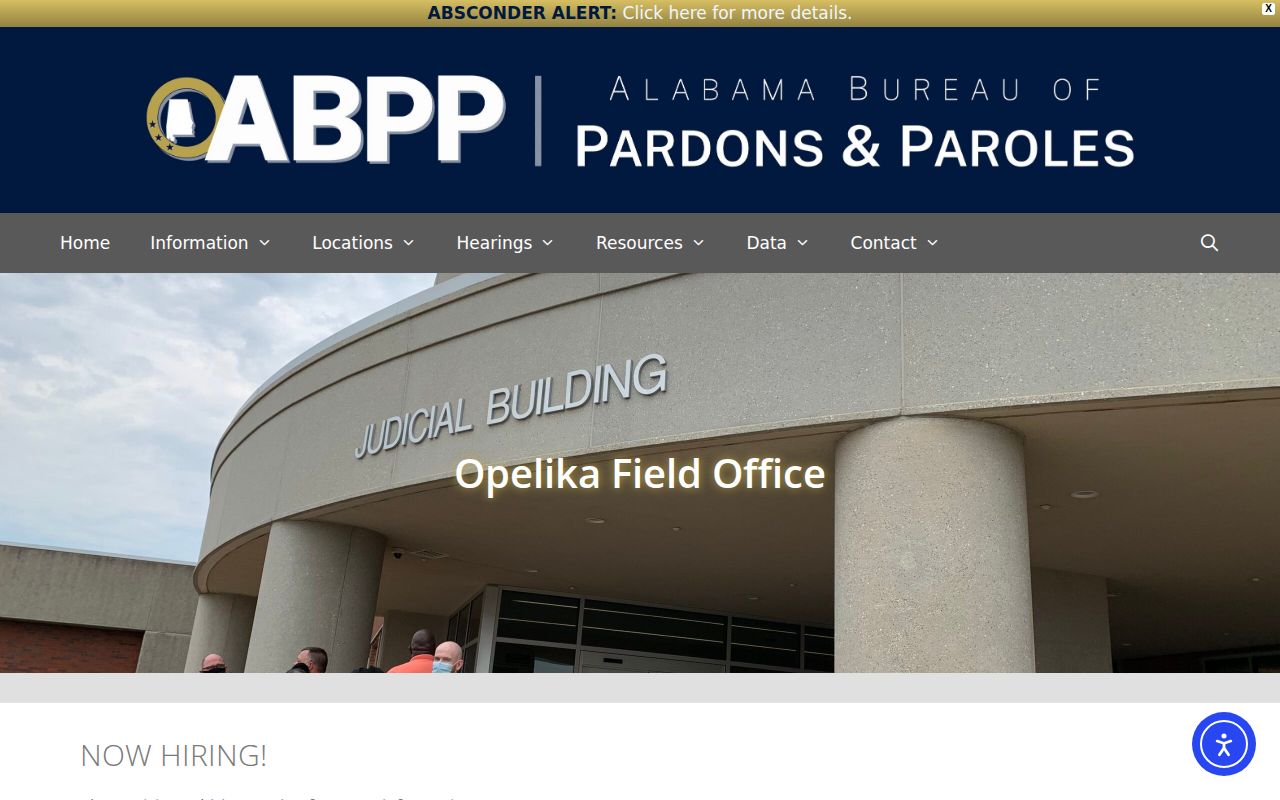 Lee County released inmates ABPP Opelika Field Office